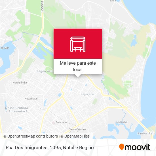 Rua Dos Imigrantes, 1095 mapa