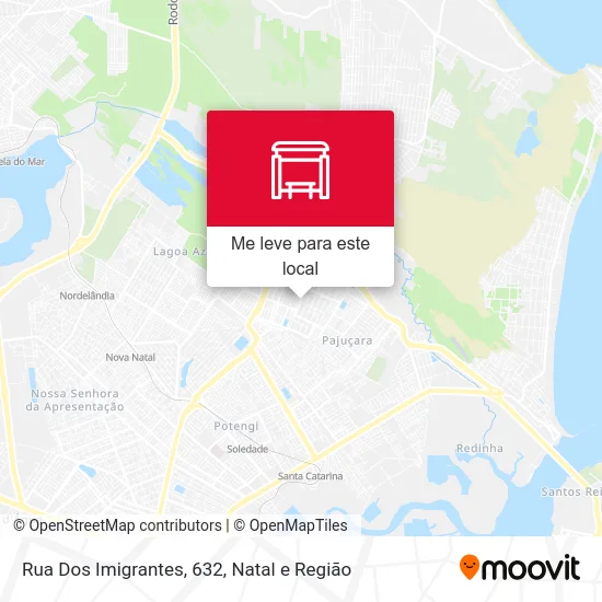 Rua Dos Imigrantes, 632 mapa