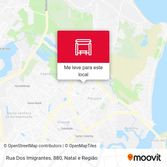 Rua Dos Imigrantes, 880 mapa