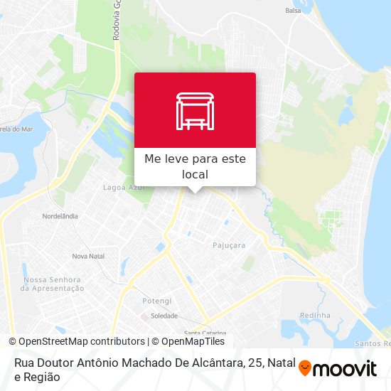 Rua Doutor Antônio Machado De Alcântara, 25 mapa