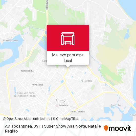 Av. Tocantínea, 891 | Super Show Asa Norte mapa