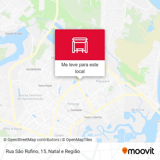 Rua São Rufino, 15 mapa