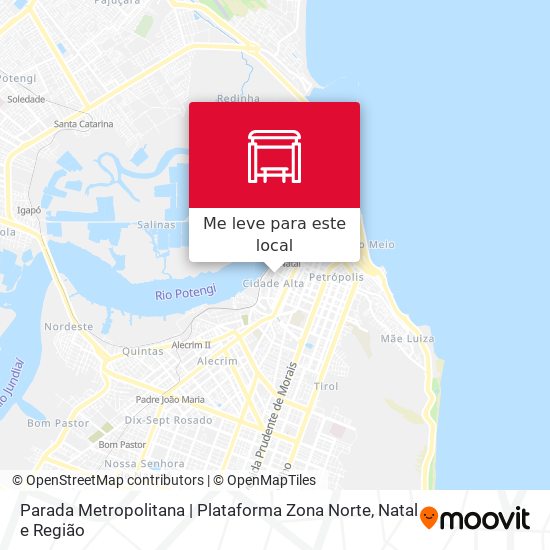 Parada Metropolitana | Plataforma Zona Norte mapa