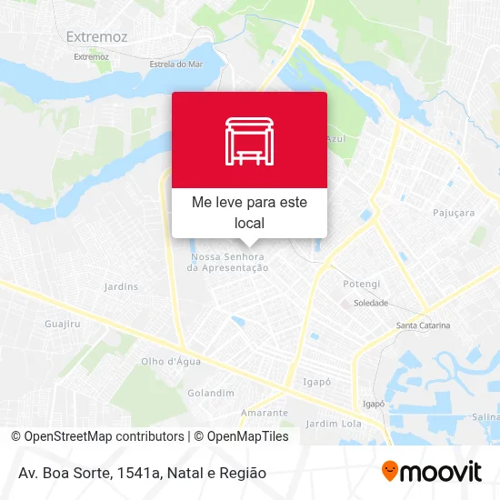 Av. Boa Sorte, 1541a mapa