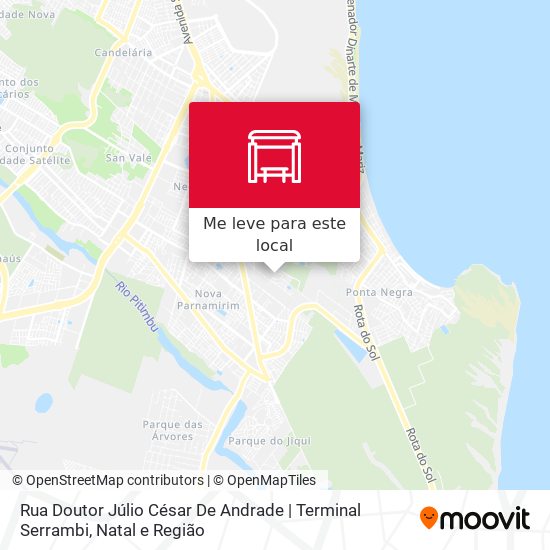 Rua Doutor Júlio César De Andrade | Terminal Serrambi mapa