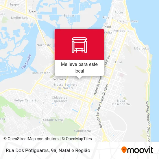 Rua Dos Potiguares, 9a mapa