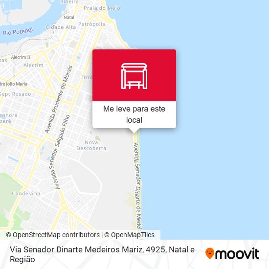 Via Senador Dinarte Medeiros Mariz, 4925 mapa