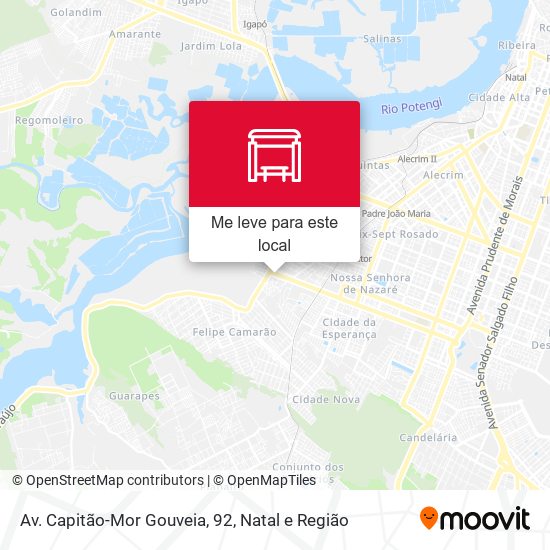 Av. Capitão-Mor Gouveia, 92 mapa