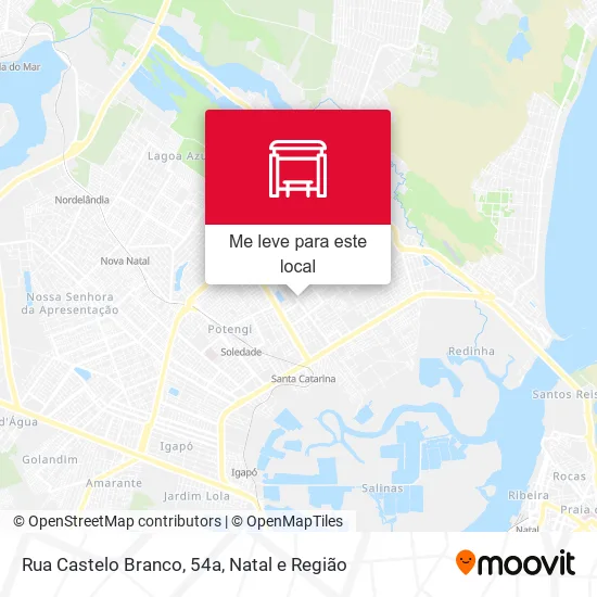 Rua Castelo Branco, 54a mapa