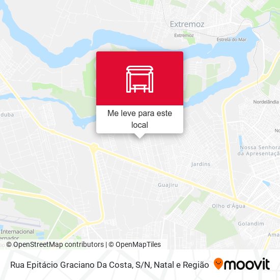 Rua Epitácio Graciano Da Costa, S / N mapa