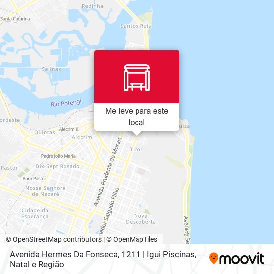 Avenida Hermes Da Fonseca, 1211 | Igui Piscinas mapa