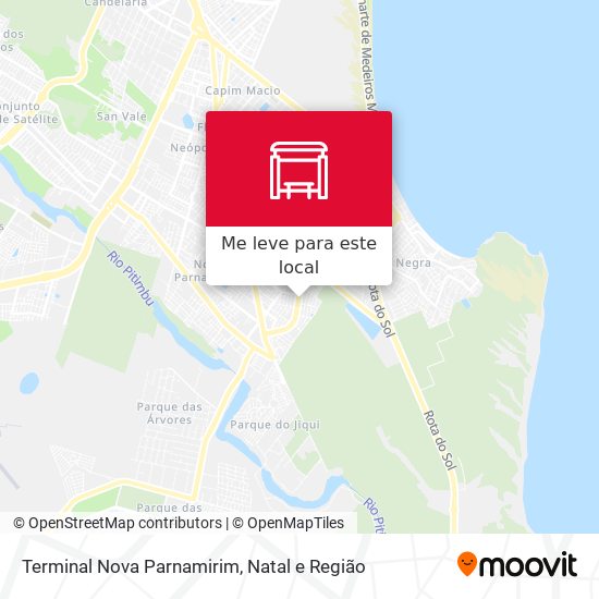 Terminal Nova Parnamirim mapa