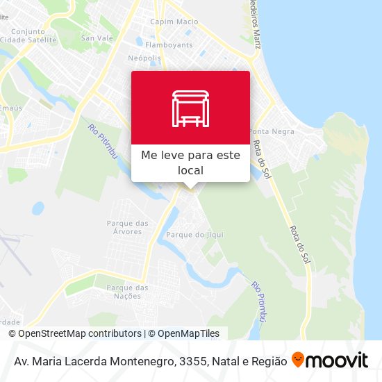 Av. Maria Lacerda Montenegro, 3355 mapa