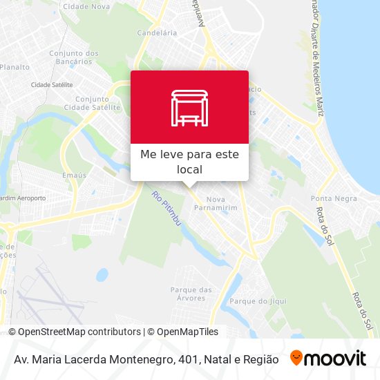 Av. Maria Lacerda Montenegro, 401 mapa