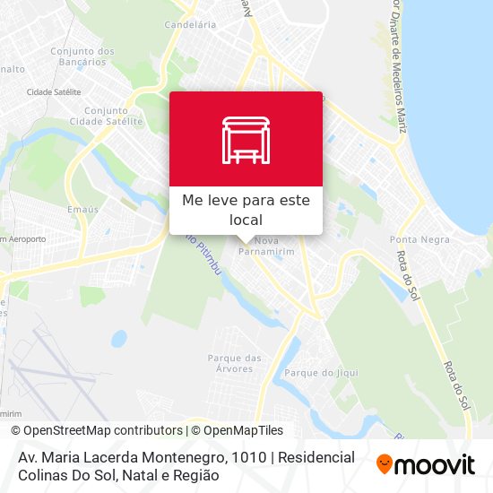 Av. Maria Lacerda Montenegro, 1010 | Residencial Colinas Do Sol mapa