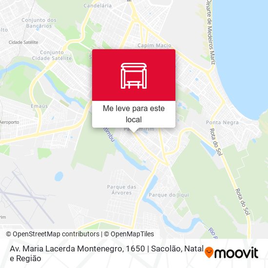 Av. Maria Lacerda Montenegro, 1650 | Sacolão mapa