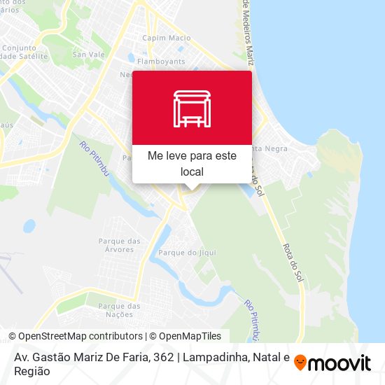Av. Gastão Mariz De Faria, 362 | Lampadinha mapa