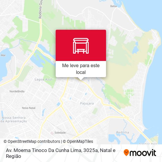 Av. Moema Tinoco Da Cunha Lima, 3025a mapa