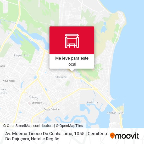 Av. Moema Tinoco Da Cunha Lima, 1055 | Cemitério Do Pajuçara mapa