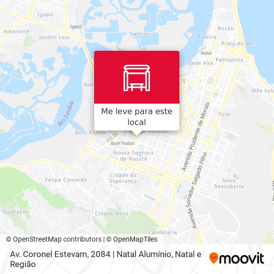 Av. Coronel Estevam, 2084 | Natal Alumínio mapa