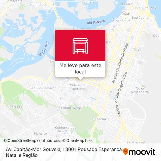 Av. Capitão-Mor Gouveia, 1800 | Pousada Esperança mapa