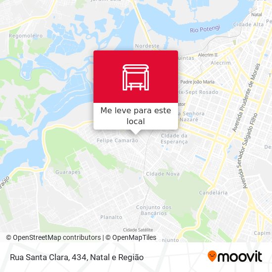 Rua Santa Clara, 434 mapa