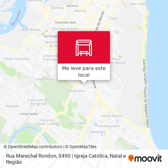Rua Marechal Rondon, 3490 | Igreja Católica mapa