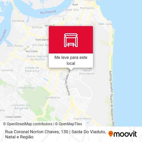 Rua Coronel Norton Chaves, 130 | Saída Do Viaduto mapa