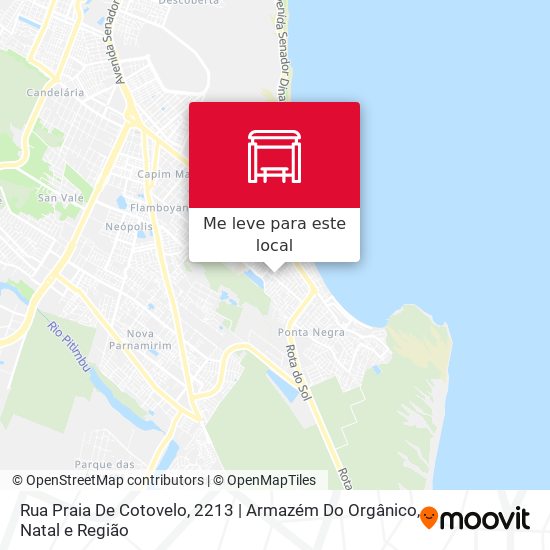 Rua Praia De Cotovelo, 2213 | Armazém Do Orgânico mapa