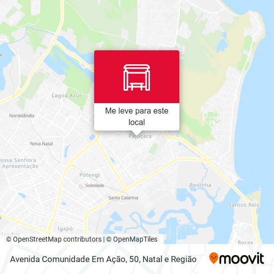Avenida Comunidade Em Ação, 50 mapa