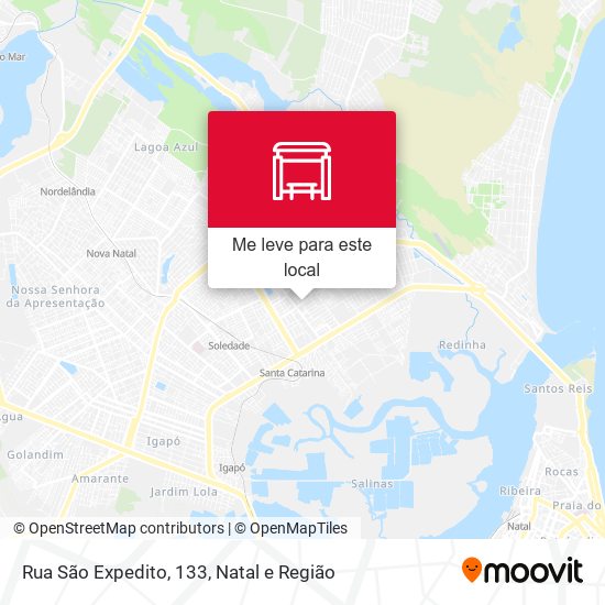 Rua São Expedito, 133 mapa
