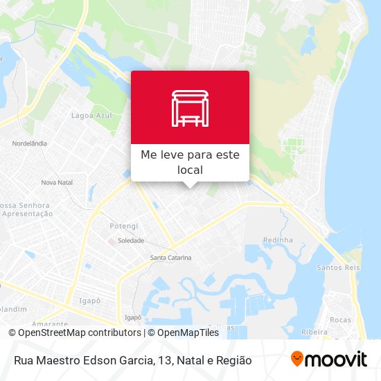 Rua Maestro Edson Garcia, 13 mapa