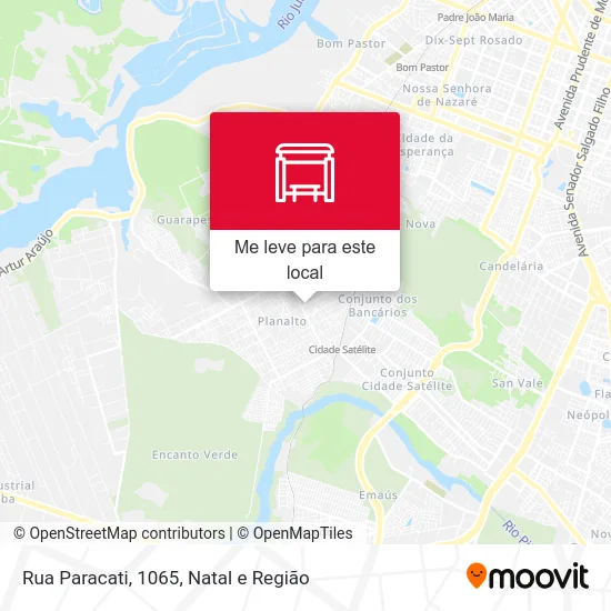 Rua Paracati, 1065 mapa