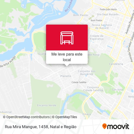Rua Mira Mangue, 1458 mapa