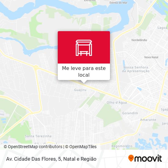 Av. Cidade Das Flores, 5 mapa
