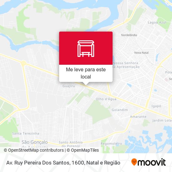 Av. Ruy Pereira Dos Santos, 1600 mapa