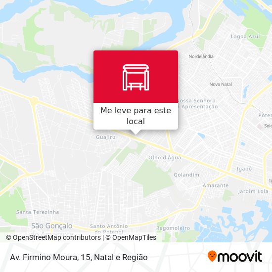 Av. Firmino Moura, 15 mapa