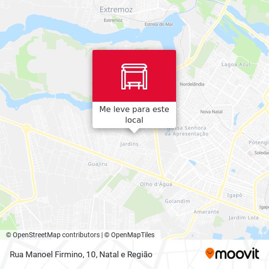 Rua Manoel Firmino, 10 mapa
