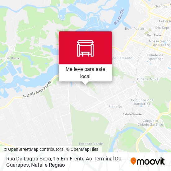 Rua Da Lagoa Seca, 15 Em Frente Ao Terminal Do Guarapes mapa