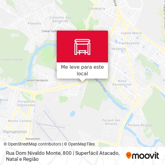 Rua Dom Nivaldo Monte, 800 | Superfácil Atacado mapa