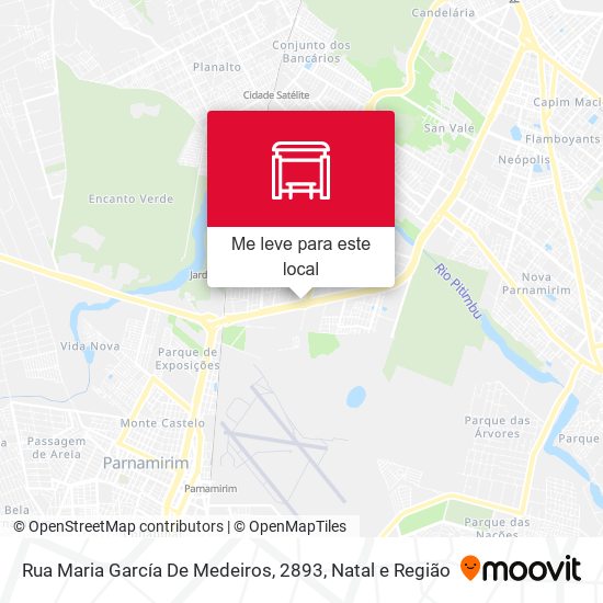 Rua Maria García De Medeiros, 2893 mapa