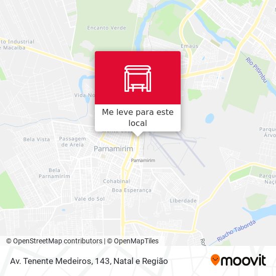 Av. Tenente Medeiros, 143 mapa