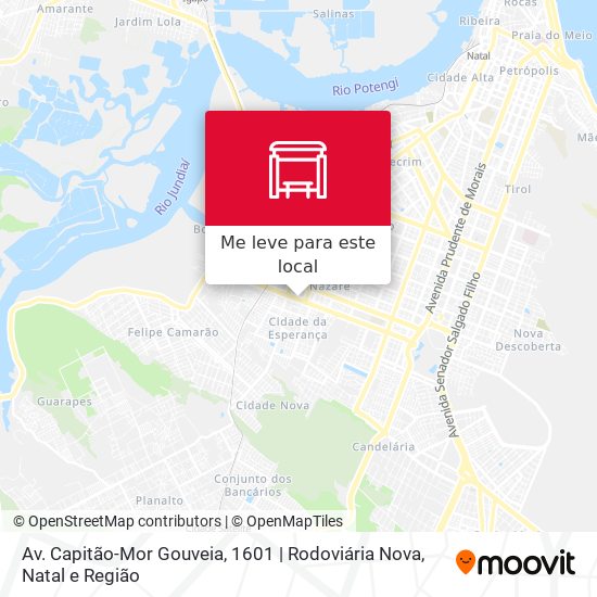Av. Capitão-Mor Gouveia, 1601 | Rodoviária Nova mapa