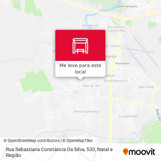 Rua Sebastiana Constância Da Silva, 530 mapa