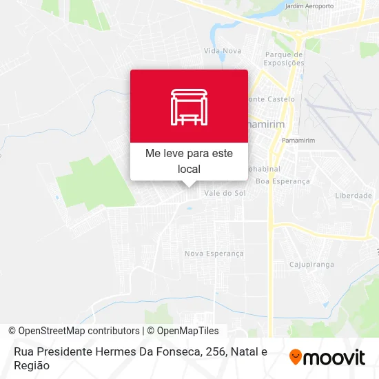 Rua Presidente Hermes Da Fonseca, 256 mapa