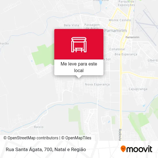 Rua Santa Ágata, 700 mapa