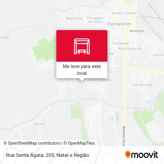Rua Santa Ágata, 205 mapa