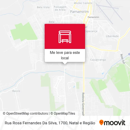 Rua Rosa Fernandes Da Silva, 1700 mapa