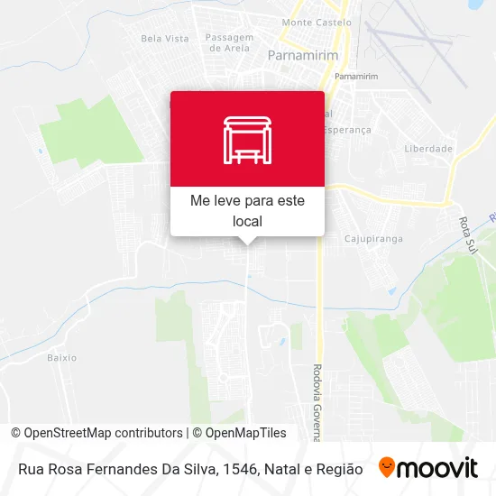 Rua Rosa Fernandes Da Silva, 1546 mapa