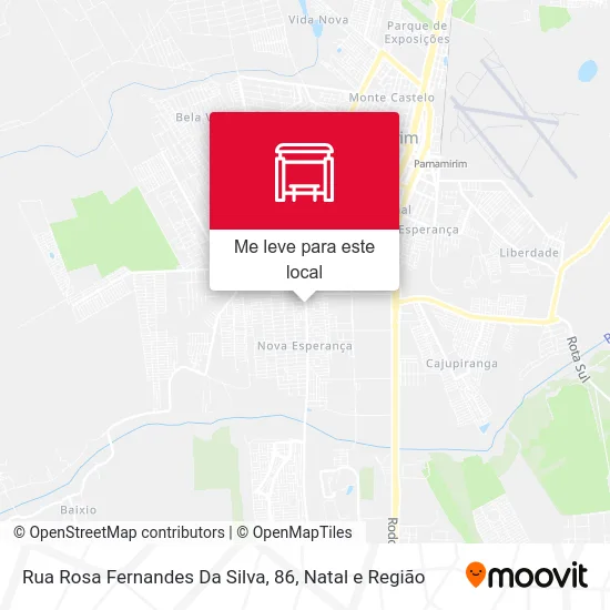 Rua Rosa Fernandes Da Silva, 86 mapa